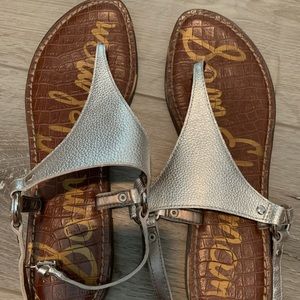 Silver Sam Edelman sandals size 9